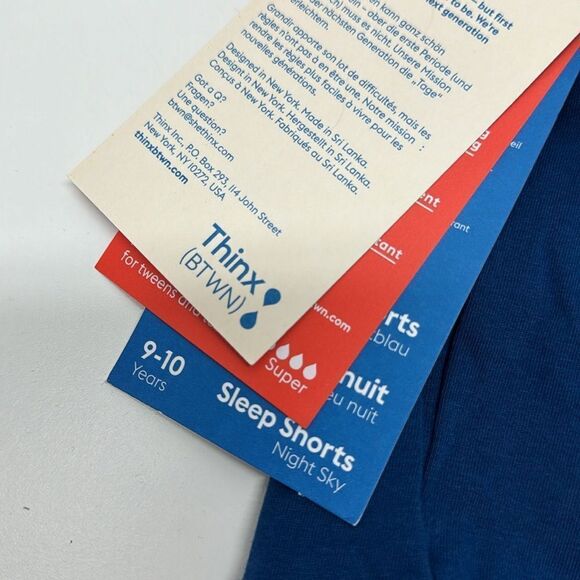 Thinx period Underwear for teen size 9-10 years , Washable Sz XS sleep shorts - Picture 6 of 8